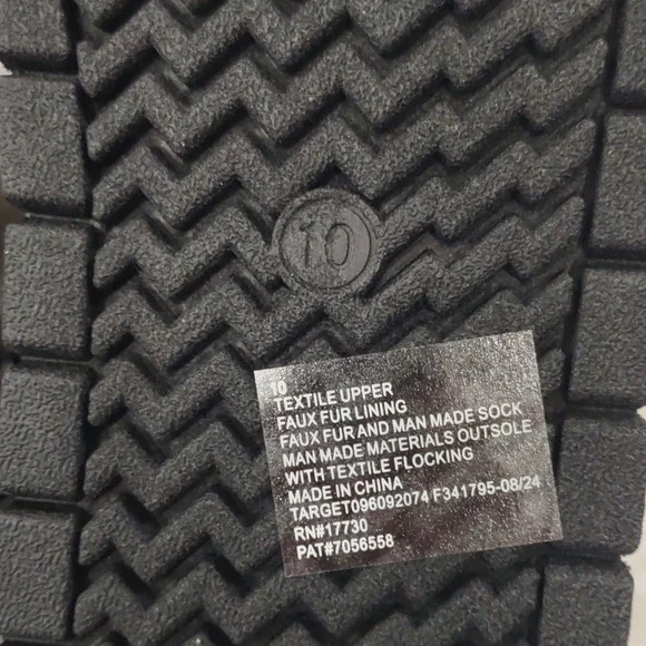 Universal Thread May Boots Memory Foam Black, Size 10 - Picture 14 of 17